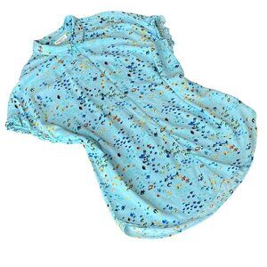 Beach Lunch Lounge Button Up Short Sleeve Top XL Novelty Tropical Fish #347J